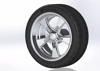 Custom wheels Budnik G5 for scale model