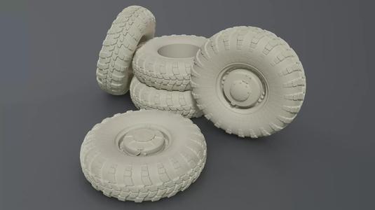 BTR-60P PA PB wheel and tire 13 00-18 3D print