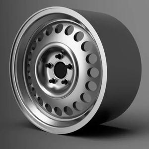 1 24  Scale 17 INCH BANDED STEELIES WITH NANKANG NS2 STYLE TIRES