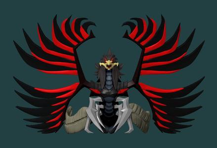 BlackWing Dragon 3d Printable Figure 3D print model