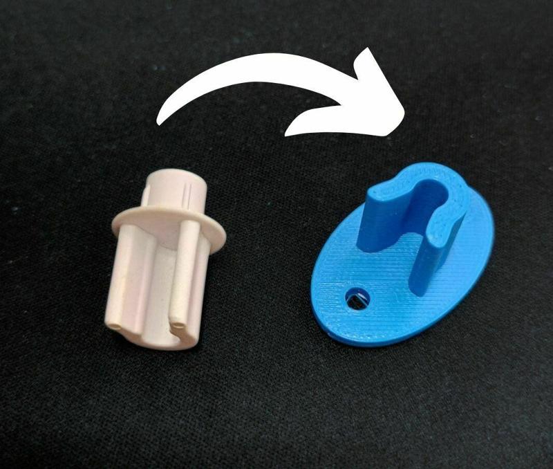 Universal Handle for Dish Rack (Dish Drainer) Mounted with Screws.