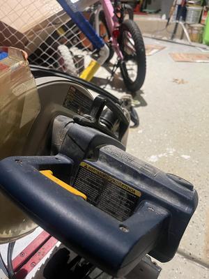 Carry handle for Ryobi miter saw TS1340
