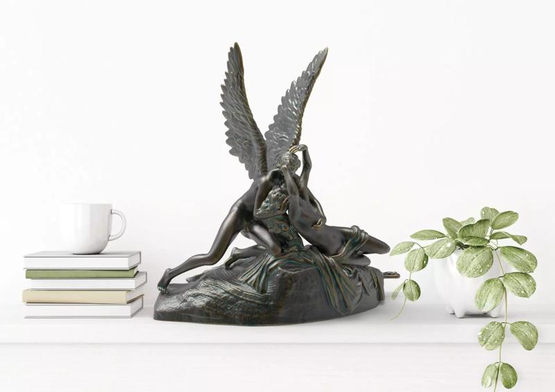 Psyche Revived by Cupids Kiss cutted model