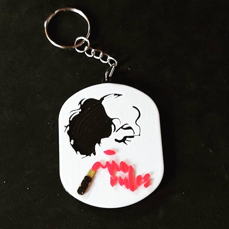Cruella keychain