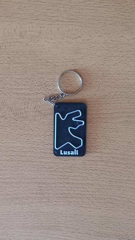 LUSAIL Circuit Key Chain