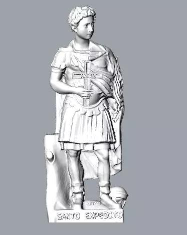 Saint Expedito sculpture