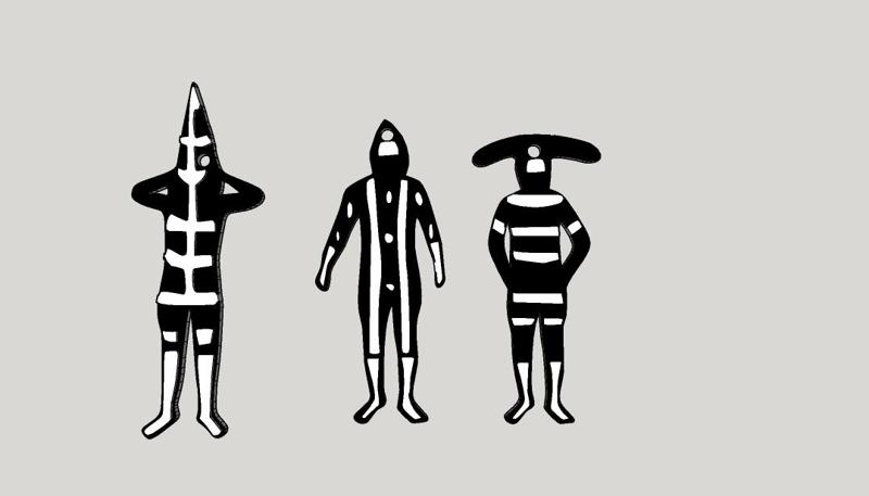 3 Selknam Keychains - Keychain