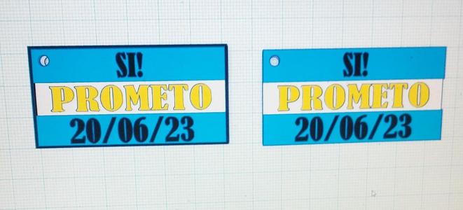 KEYCHAIN PLEDGE TO THE FLAG 2 MODELS