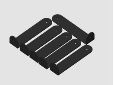 baffle fixed support part
