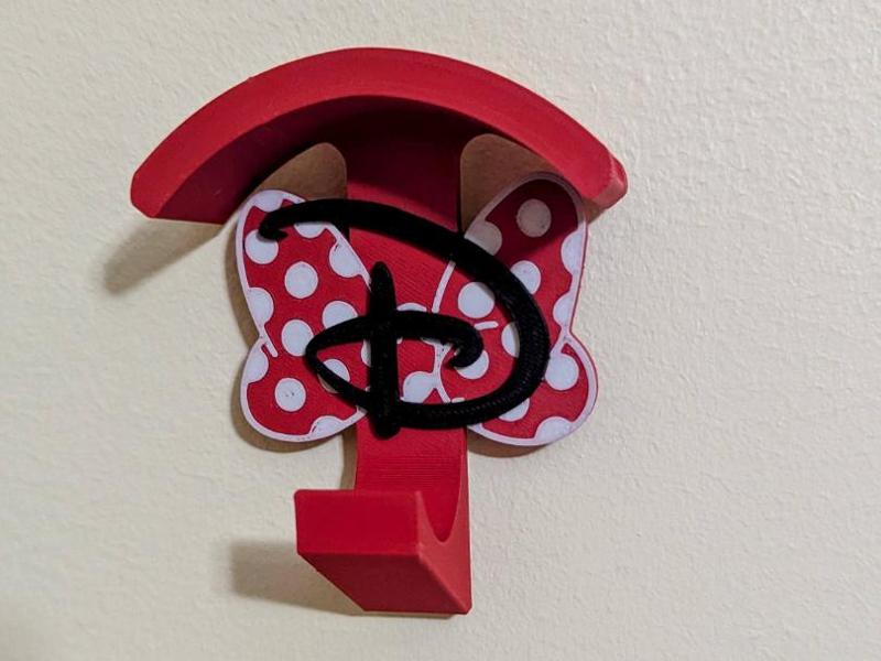 Minnie Disney Bag & Ear Wall Holder