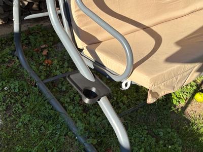 Drink holder for Hollywood swing