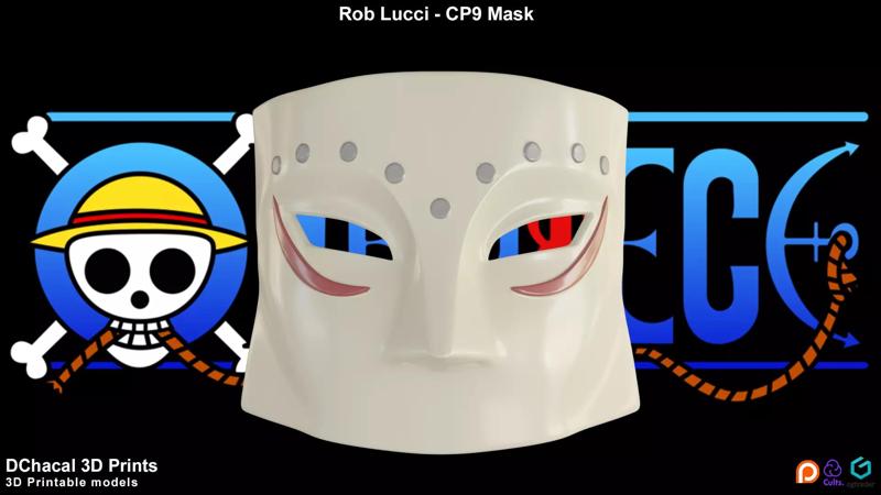 Rob Lucci - CP 9 Mask - One piece