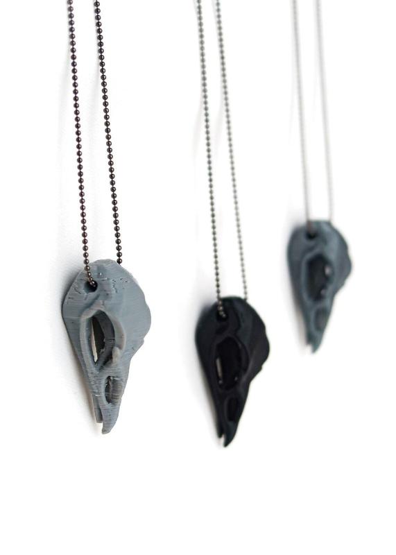 RAVEN NECKLACE 3D STL MODEL