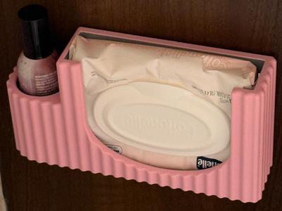 Holder for wipes and sprays