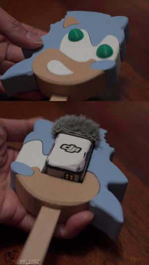 DJI MIC2 mic holder Sonic IceCream