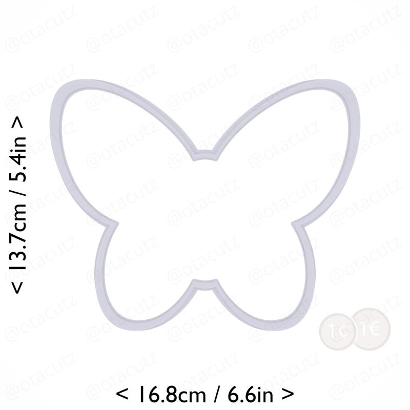 Butterfly Cookie Cutter 6.25in / 15.9cm
