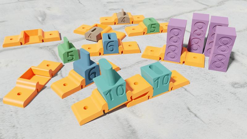 Dom Foot - workshop jig to hold Festool Domino parts