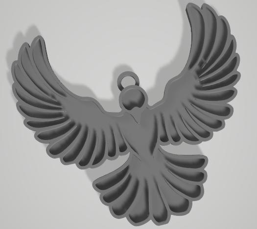 HOLY SPIRIT KEYCHAIN (DOVE)
