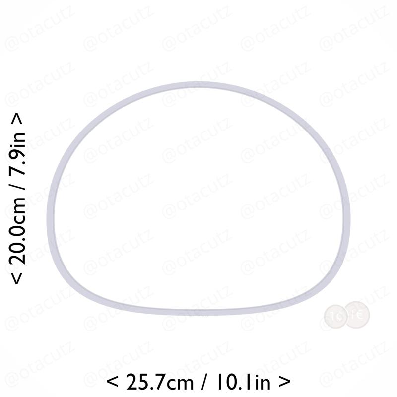 Mochi Cookie Cutter 9.75in / 24.8cm