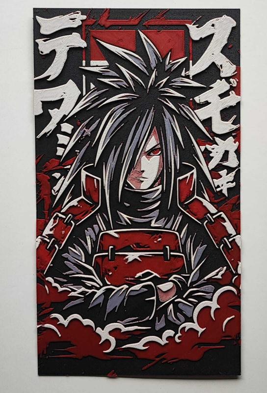 Madara Uchiha in 3D: Download This Unique Picture to Print!
