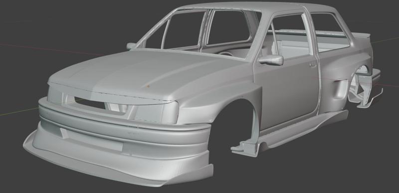 Opel Corsa A TR wide body 260mm