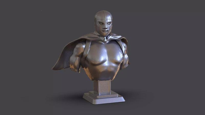 El Santo Bust