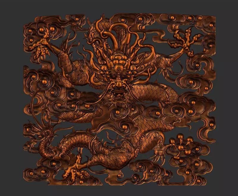 dragon chinese carving