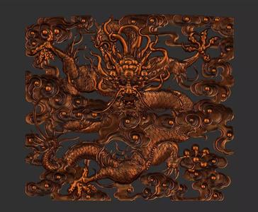 dragon chinese carving