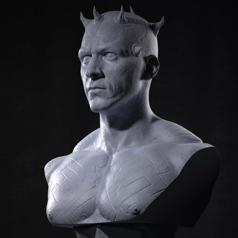 Darth Maul Bust Original Look