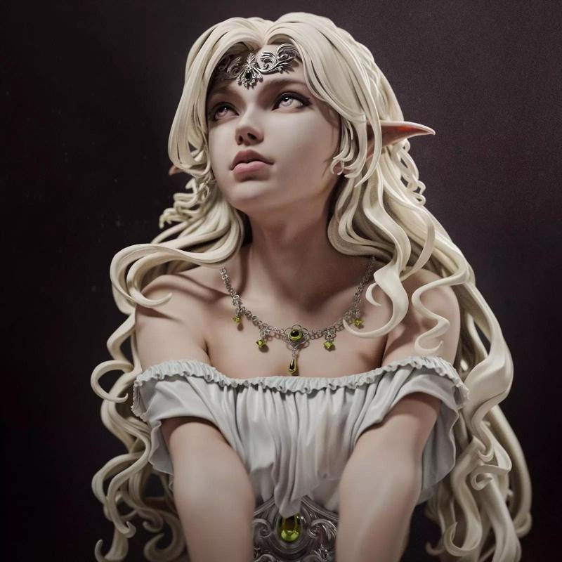 Elf Princess 3D Print