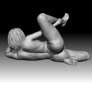 Corazon nude female figurine for 3D printing