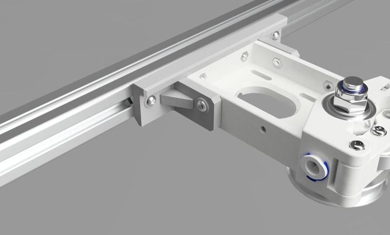 Bracket for Belted Extruder for 2020 profile