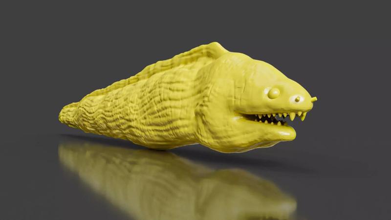 Wild Life Series Moray EEl STL Toy