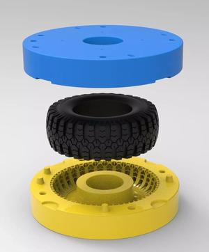 Mold for diecast Ural O47A Scale 1 to 10 and 1 to 14 and 1 to 25