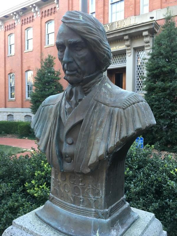 Roger B. Taney Bust - Frederick, Maryland