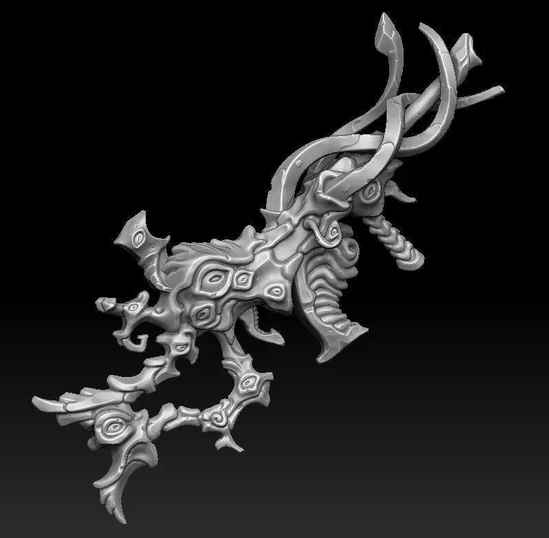 Ancient assault rifle 3d print