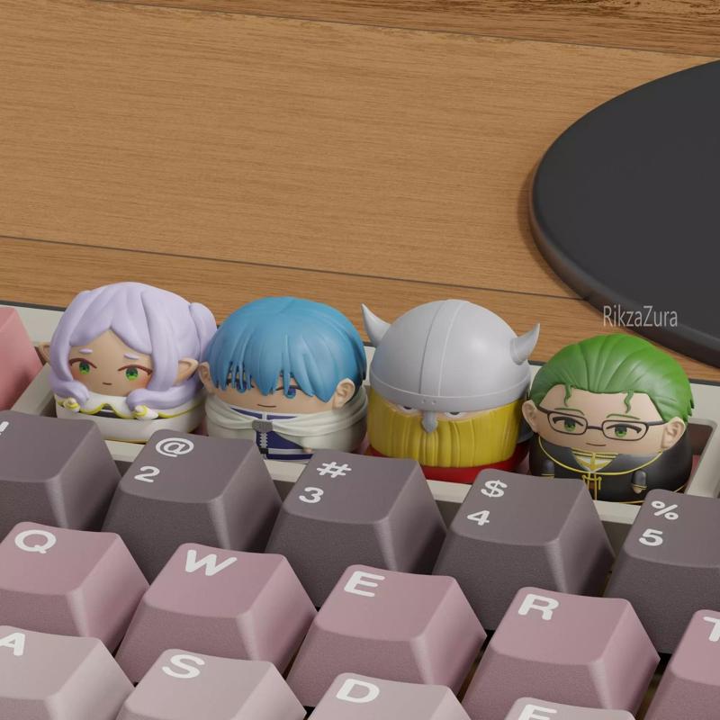 CUTE FRIEREN LEGENDARY GROUP KEYCAPS - MECHANICAL KEYBOARD