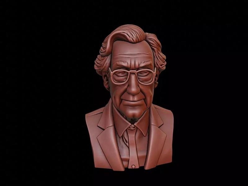 Noam Chomsky Bust