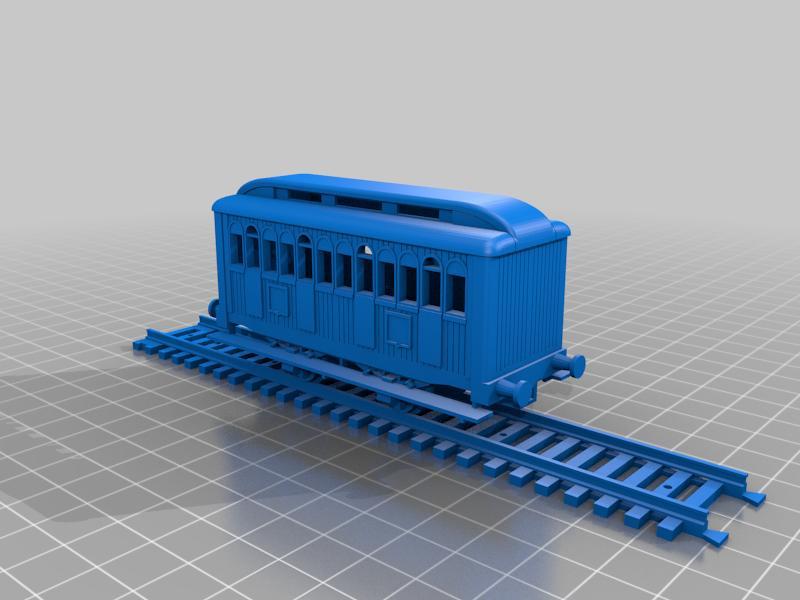 3ᵉ class wooden carriage with side doors