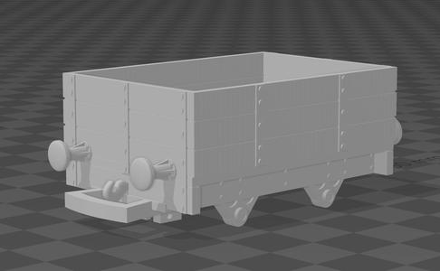 HO/OO TTTE Short Wheelbase Clay Truck V2 Hook & Loop