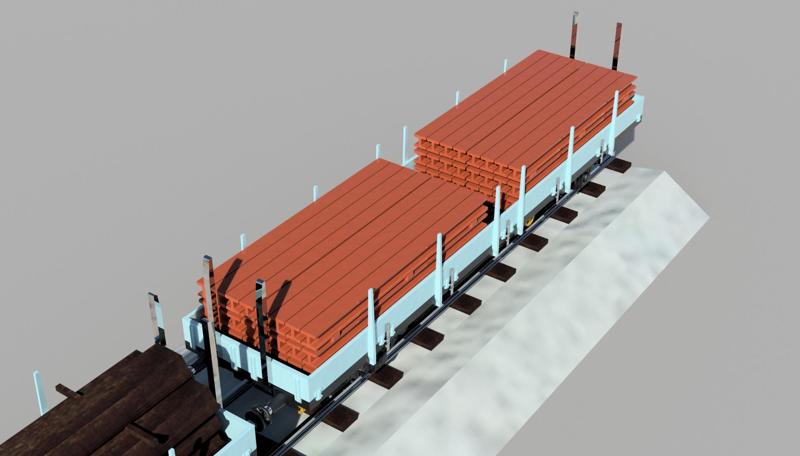 1/87 - HO Scale - Steel Elements Cargo Train