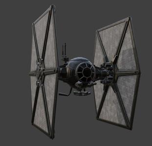 First Order TIE Fighter 3D Model - Fortnite x Star Wars STL