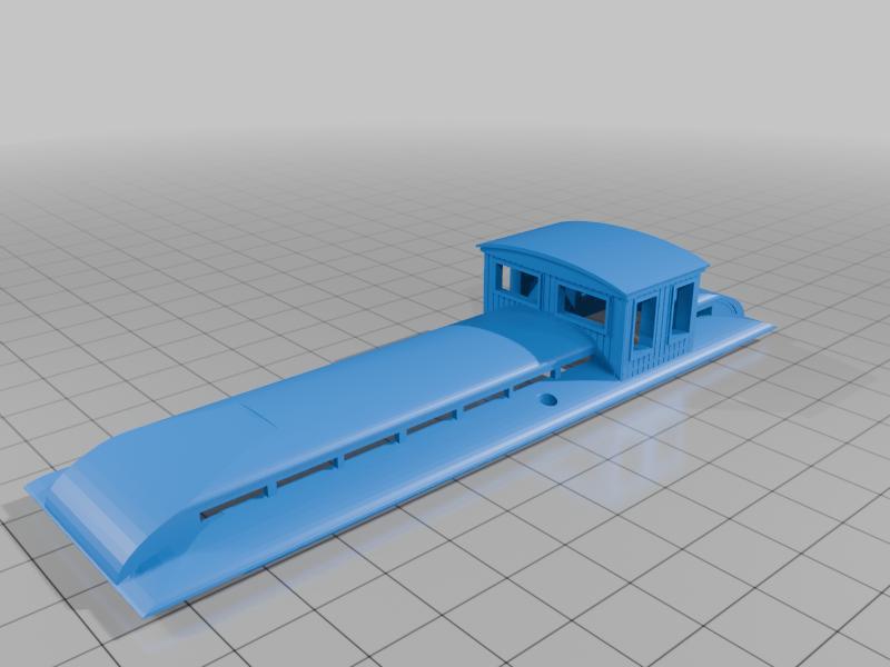 Replacement Roundhouse Drover Roof (FOR OLD ROUNDHOUSE KITS) (HO SCALE)