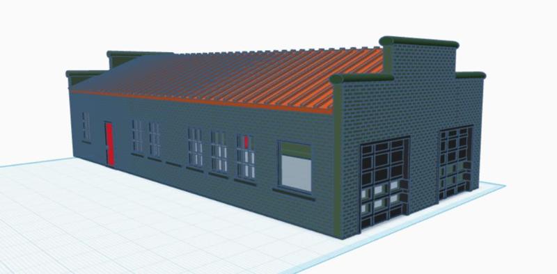 Risk's Garage (HO SCALE)