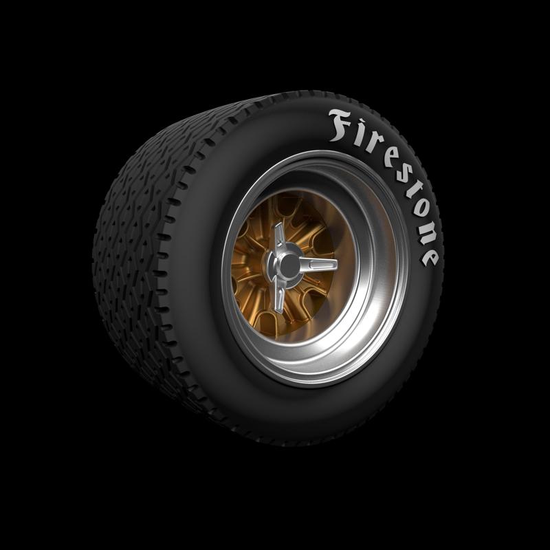 Ford GT40 style wheel