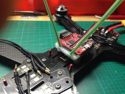 Naze 32 & Antenna mount for BlackOut Mini H Quad 
