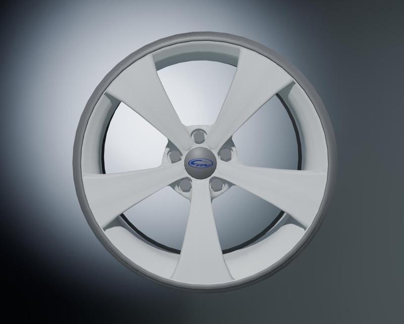 FPV FORD DARK AGENTS WHEEL RIM FG 3D
