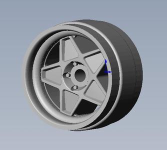 Wheel rim Stern Hotwheels