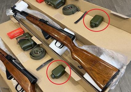 People's Liberation Army style plastic oil can