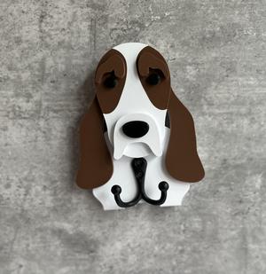 Basset Hound Face Hook